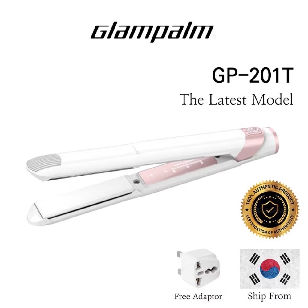 [GlamPalm] GP201T 扁發鐵 – 玫瑰金 / 魅力紫 / 魅力粉 / 原黑 / 魅力熊貓|專業造型 / 最-細節圖3