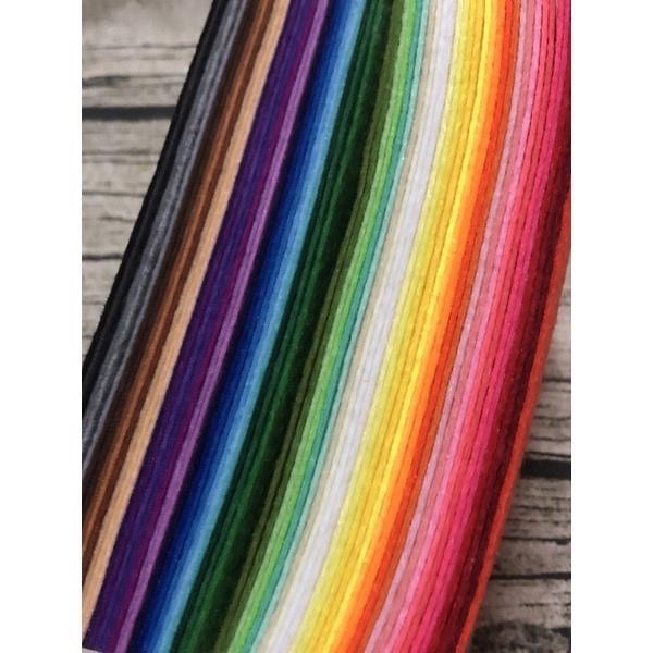 60色 硬質 不織布 15*15cm素色 小尺寸 體驗包 不織布套布 不織布材料包-細節圖2