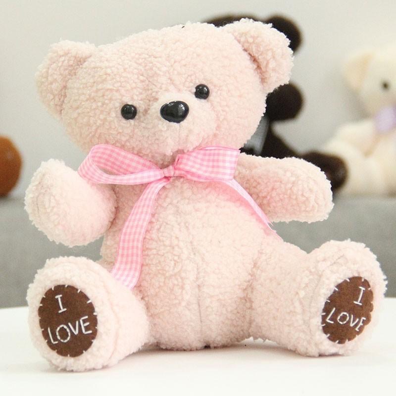 （現貨)毛絨絨 小熊 玩具熊 泰迪熊 免裁剪  材料包  DIY 娃娃 玩具 玩偶-細節圖3