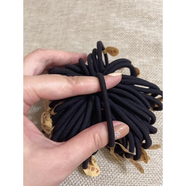 無縫髮圈 黑色髮圈 加粗髮圈 髮束 髮繩 DIY材料-細節圖2