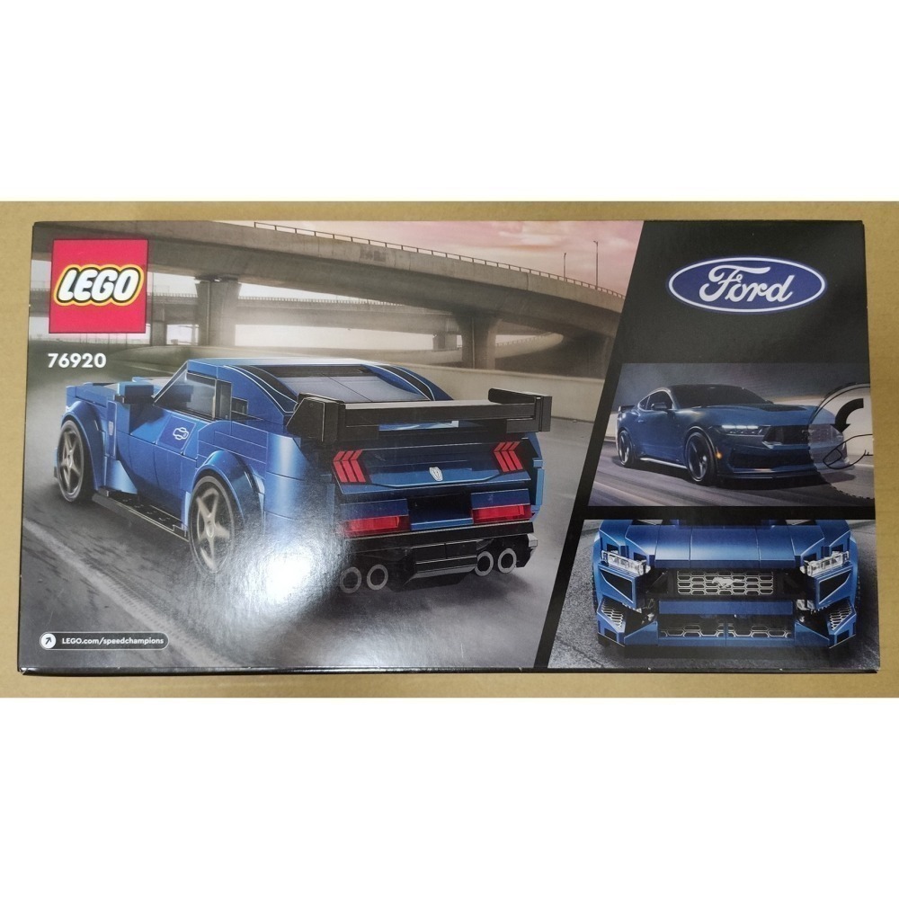 LEGO 福特野馬 Ford Mustang 極速賽車系列 76920 全新未拆 雙北面交-細節圖4