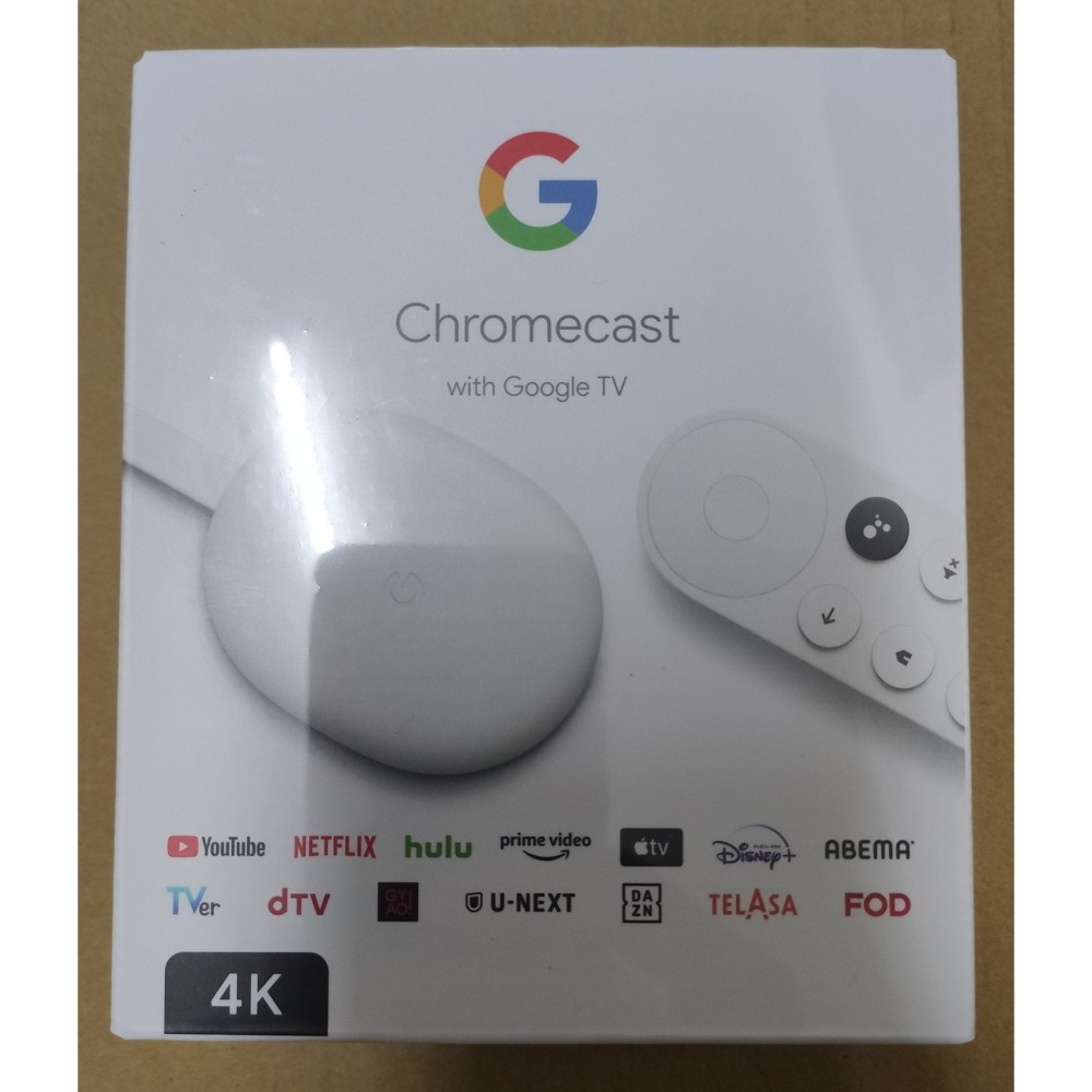 全新未拆封chromecast with google tv 4k - 阿粒樂高