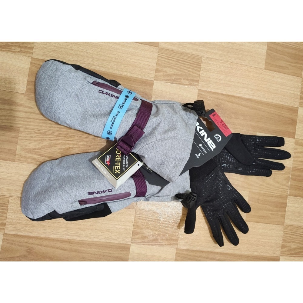 全新 Dakine Leather Gore-tex Mittens 防水 滑雪 手套 (掌心真皮)-細節圖3