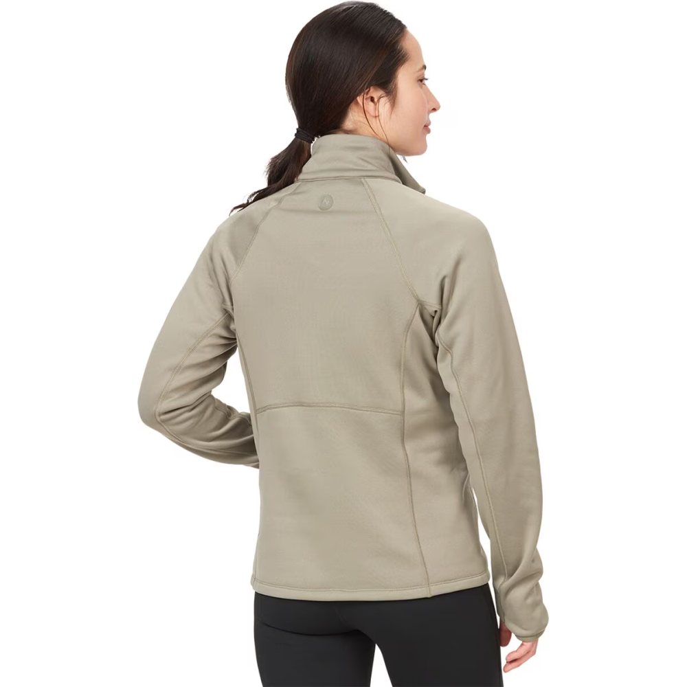 全新正品 Marmot Olden Power Stretch 1/2 Zip 半門襟刷毛上衣 女款-細節圖3