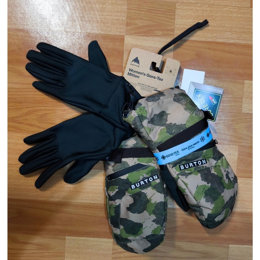 全新正品 Burton GORE-TEX Mittens 防水 滑雪 手套 迷彩-細節圖3
