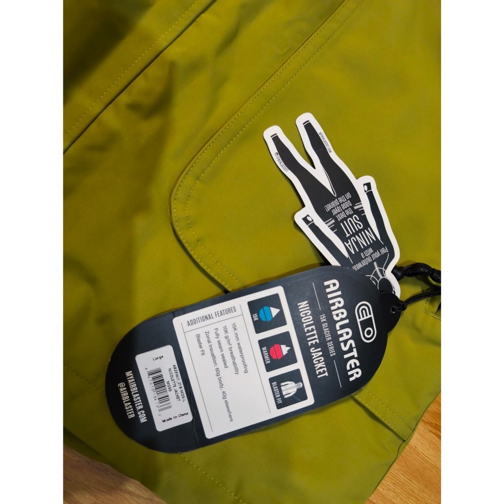 全新正品 Airblaster 滑雪 外套 雪衣 滑雪外套-細節圖5