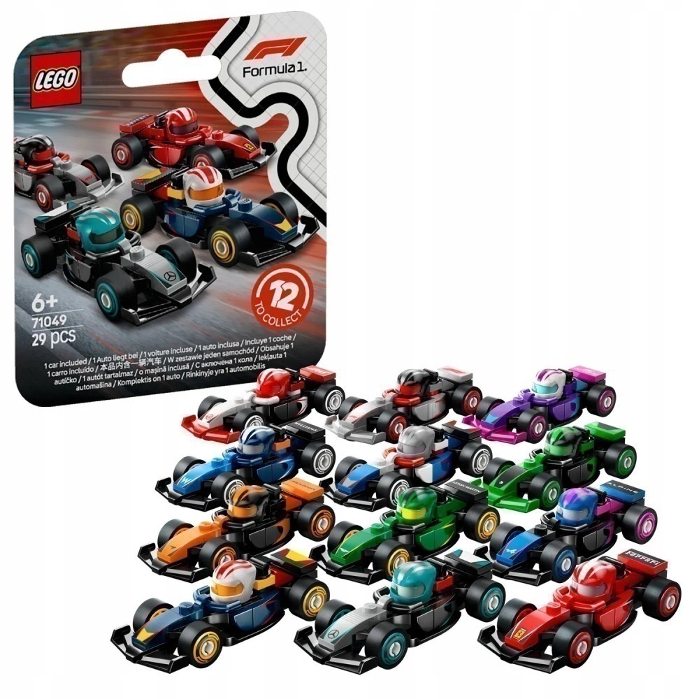 LEGO 樂高 Minifigures F1 收藏賽車人偶包 71049 全新未拆 雙北面交-細節圖2