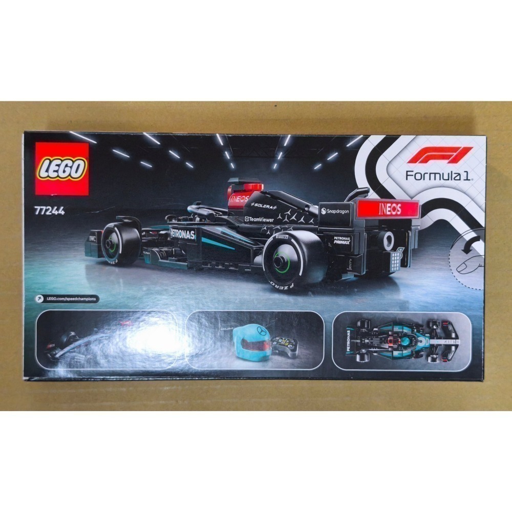 LEGO Mercedes AMG F1 W15 極速賽車系列 77244 全新未拆 雙北面交-細節圖4