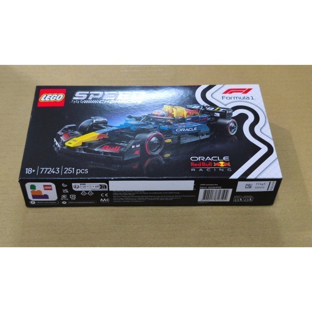 LEGO Oracle Red Bull Racing RB20 F1 極速賽車系列 77243 全新未拆 雙北面交-細節圖2