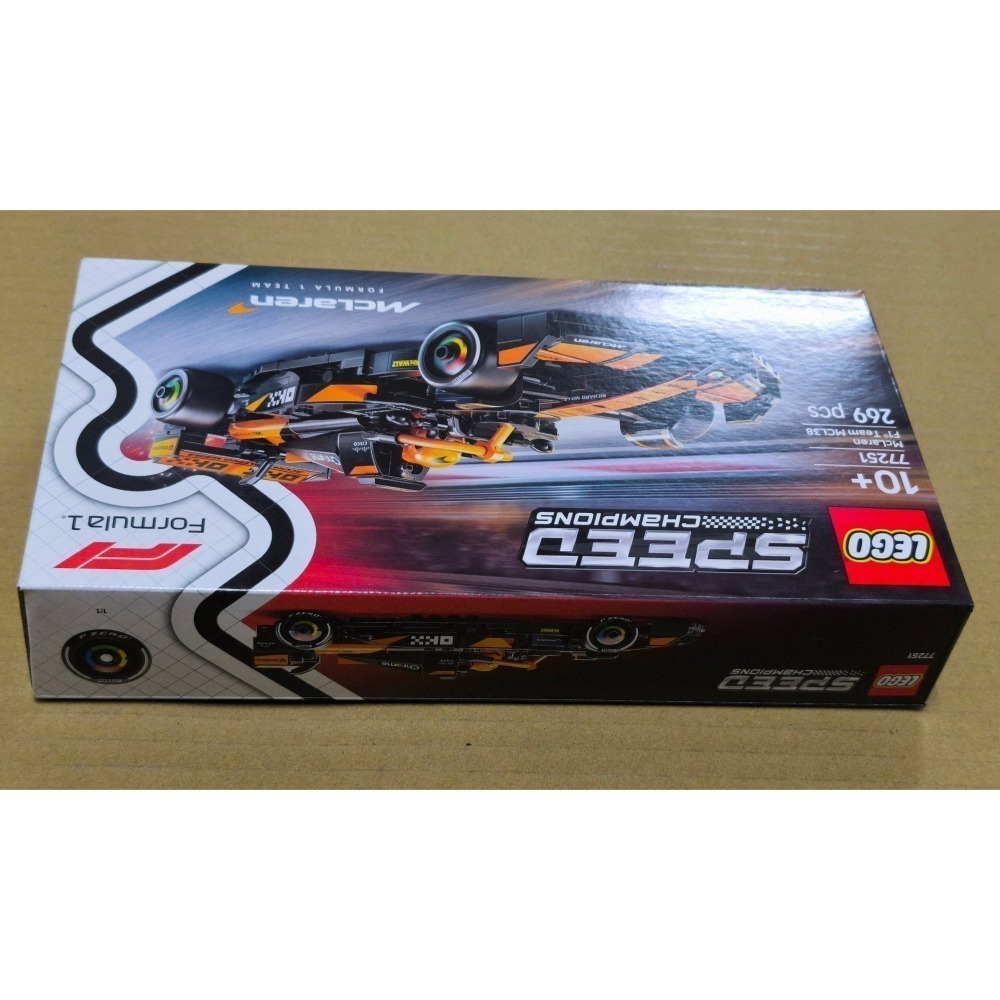 LEGO McLaren F1 Team MCL38 Race Car 極速賽車系列 77251 全新未拆 雙北面交-細節圖3