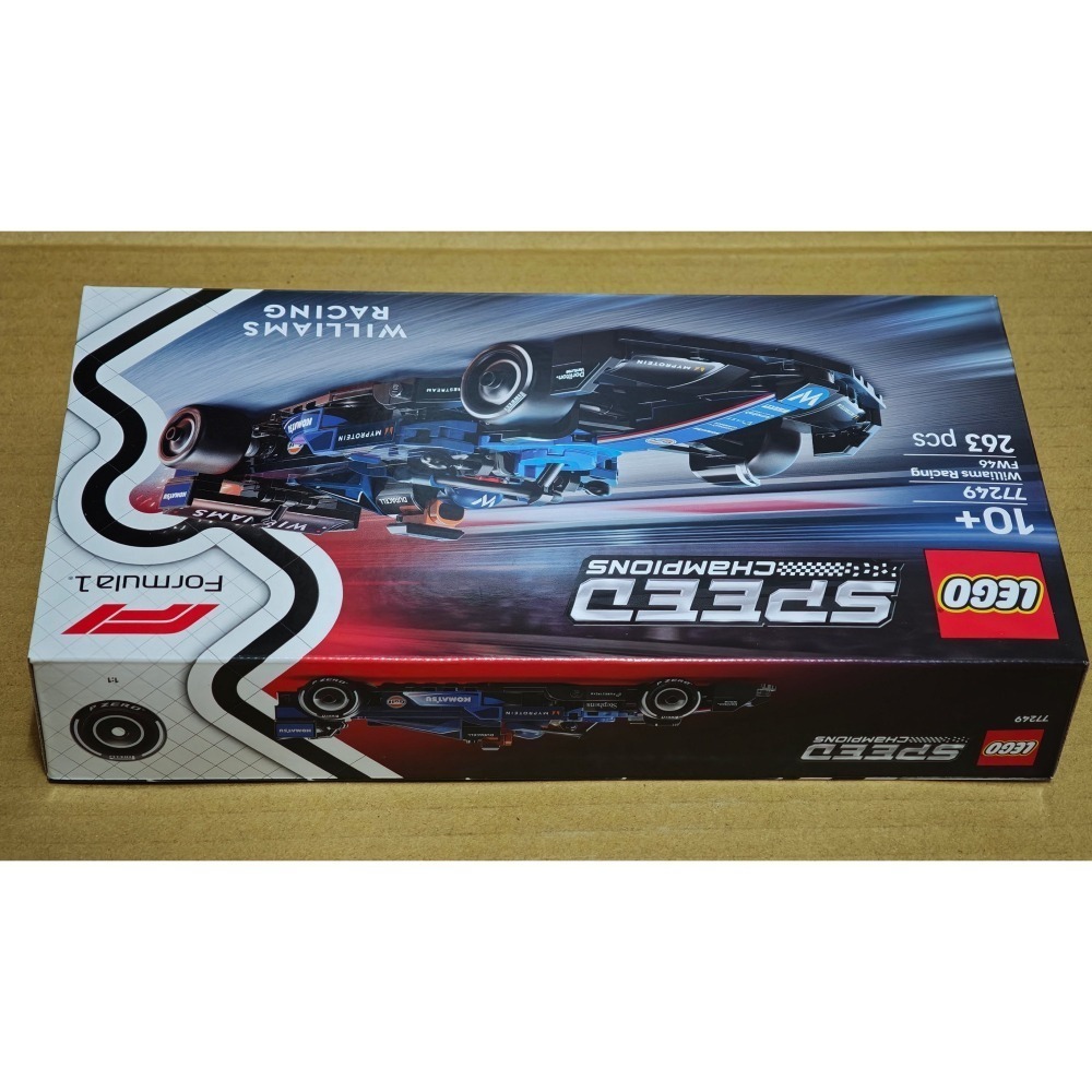 LEGO 樂高 極速賽車系列 Williams Racing FW46 F1 77249 全新未拆 雙北面交-細節圖3