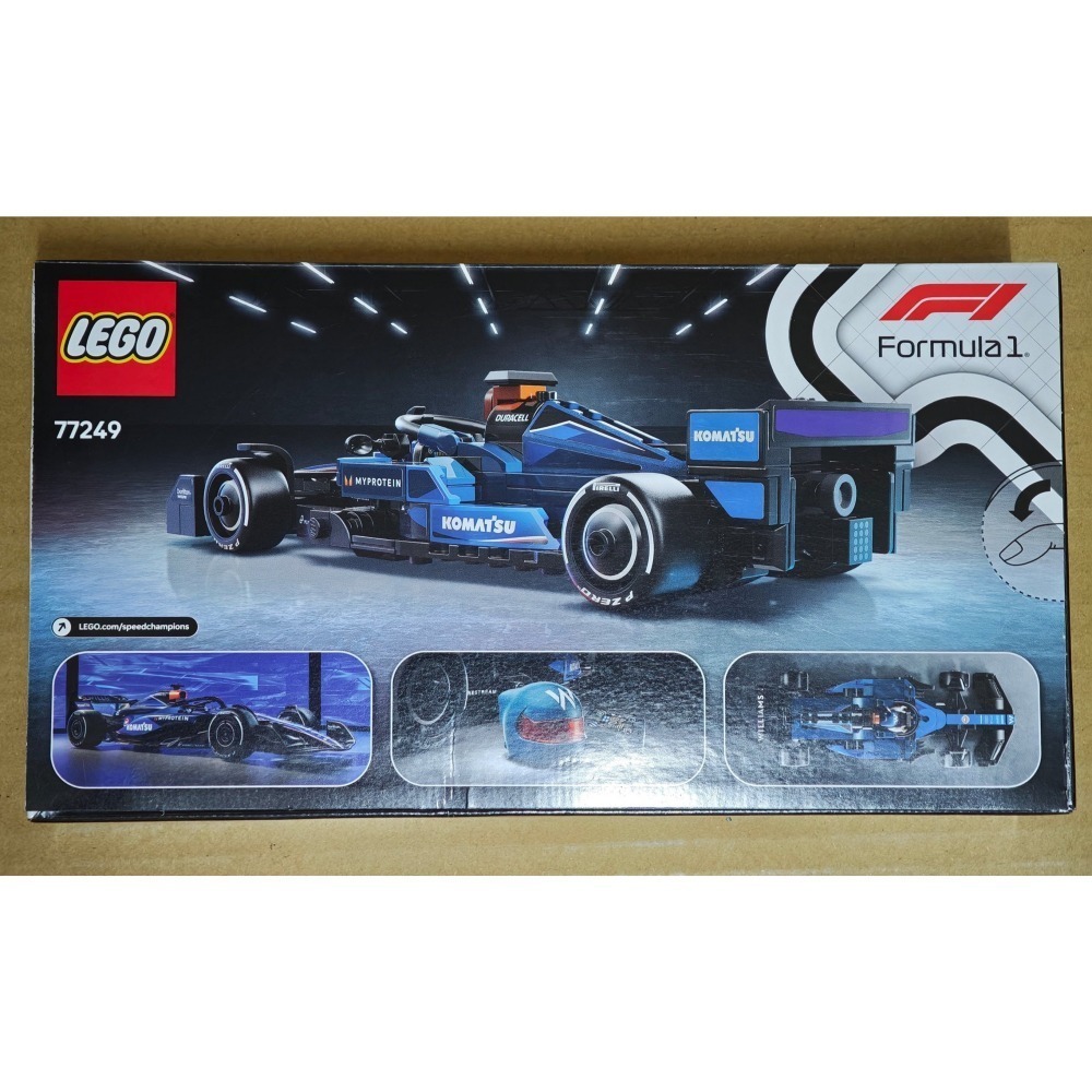 LEGO 樂高 極速賽車系列 Williams Racing FW46 F1 77249 全新未拆 雙北面交-細節圖4