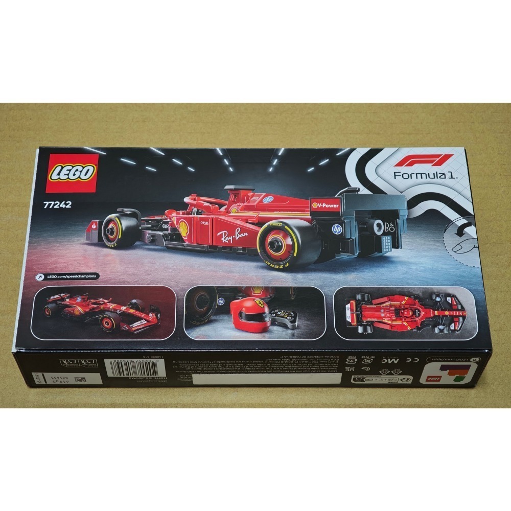 LEGO 樂高 極速賽車系列 Ferrari SF-24 F1賽車 77242 全新未拆 雙北面交-細節圖2