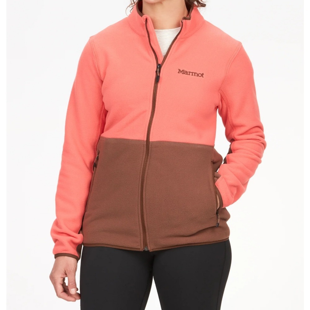 全新正品 Marmot Rocklin Full Zip Fleece Jacket 輕量 刷毛 保暖中層 外套 女款-規格圖7