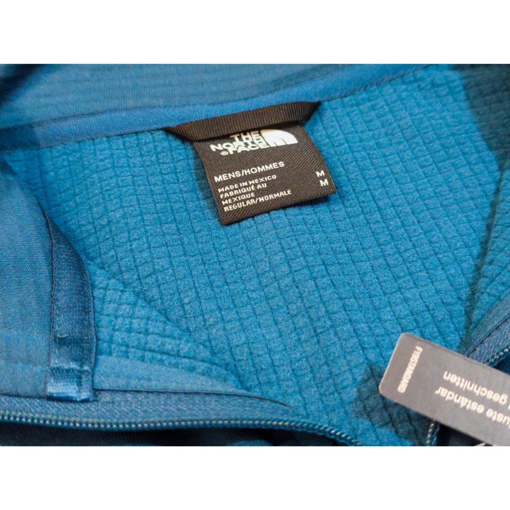 全新 The North Face Cedar Trail Grid Fleece Pullover  輕量保暖中層 男-細節圖6