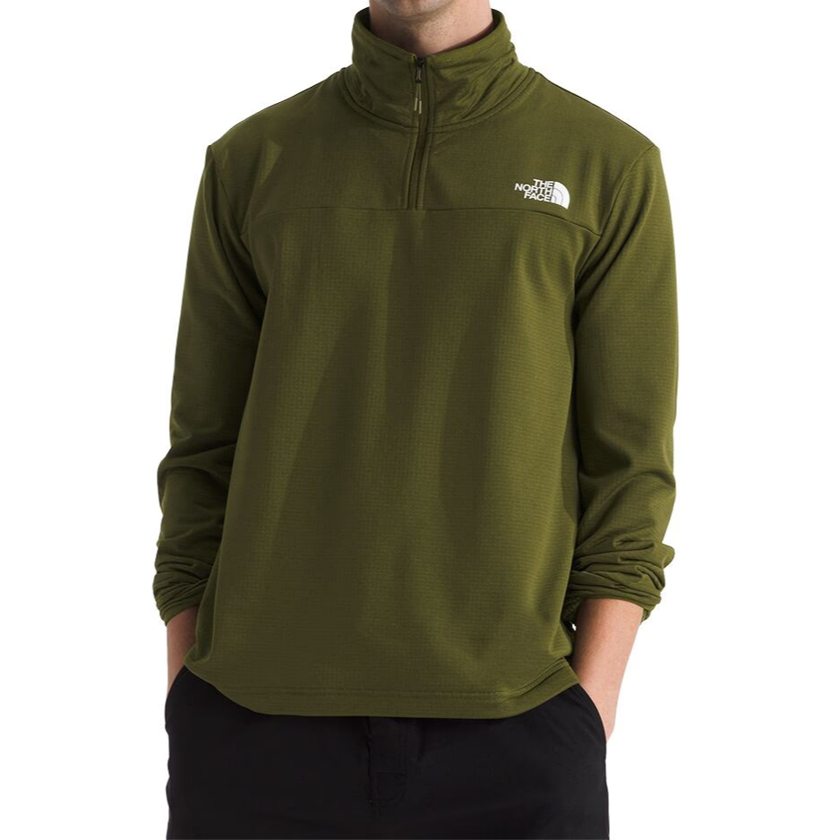 全新 The North Face Cedar Trail Grid Fleece Pullover 輕量保暖中層 男-細節圖2