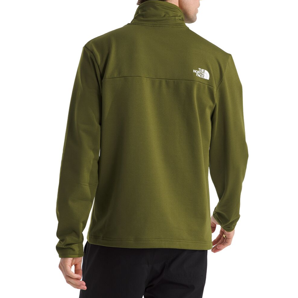 全新 The North Face Cedar Trail Grid Fleece Pullover 輕量保暖中層 男-細節圖3