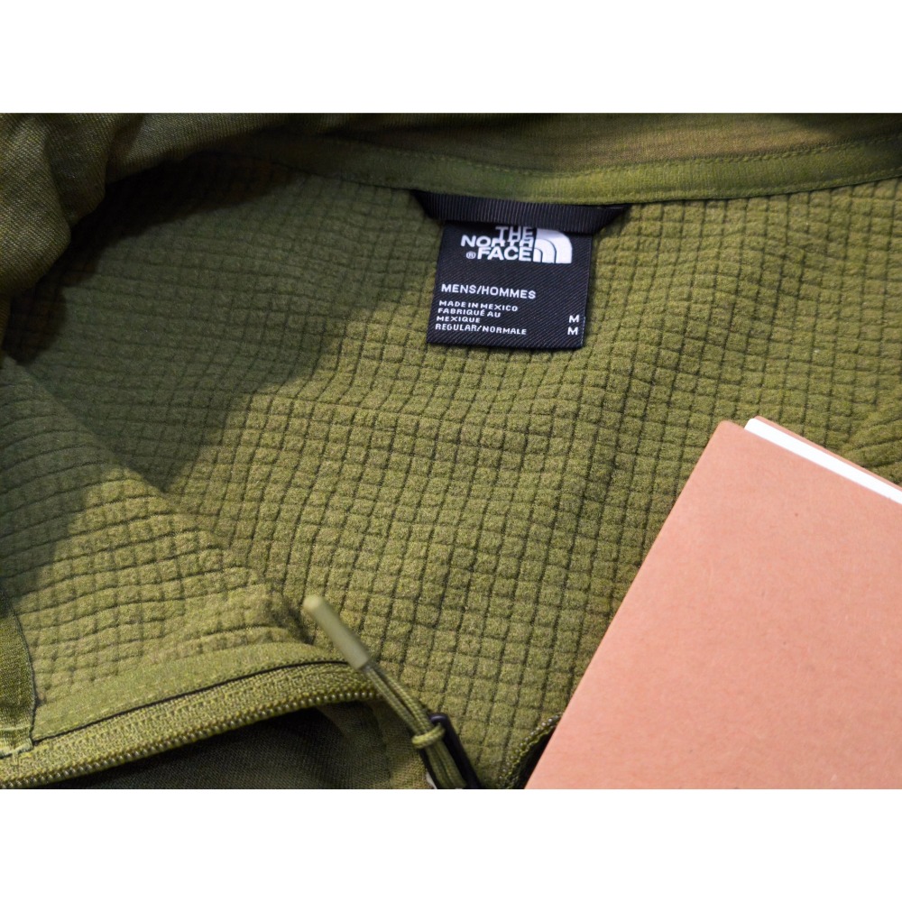 全新 The North Face Cedar Trail Grid Fleece Pullover 輕量保暖中層 男-細節圖6