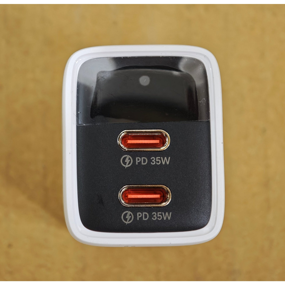 全新 BOXMAN 35W GaN 氮化鎵 雙USB-C PD快充 數位顯示 急速充電器 充電頭 快充頭 閃充頭-細節圖6
