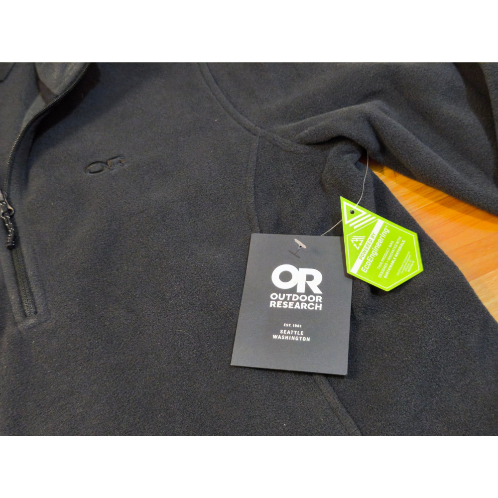 全新正品 Outdoor Research Polartec 100 1/4Zip Pullover 輕量保暖 刷毛上衣-細節圖6