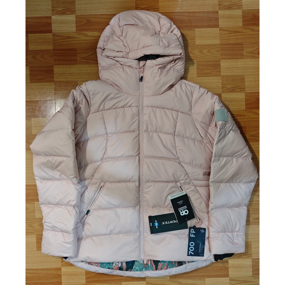 全新 Outdoor Research Coldfront Down Jacket 700FP 羽絨 保暖連帽外套 女款-細節圖5