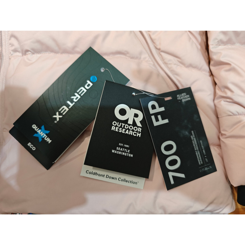 全新 Outdoor Research Coldfront Down Jacket 700FP 羽絨 保暖連帽外套 女款-細節圖6