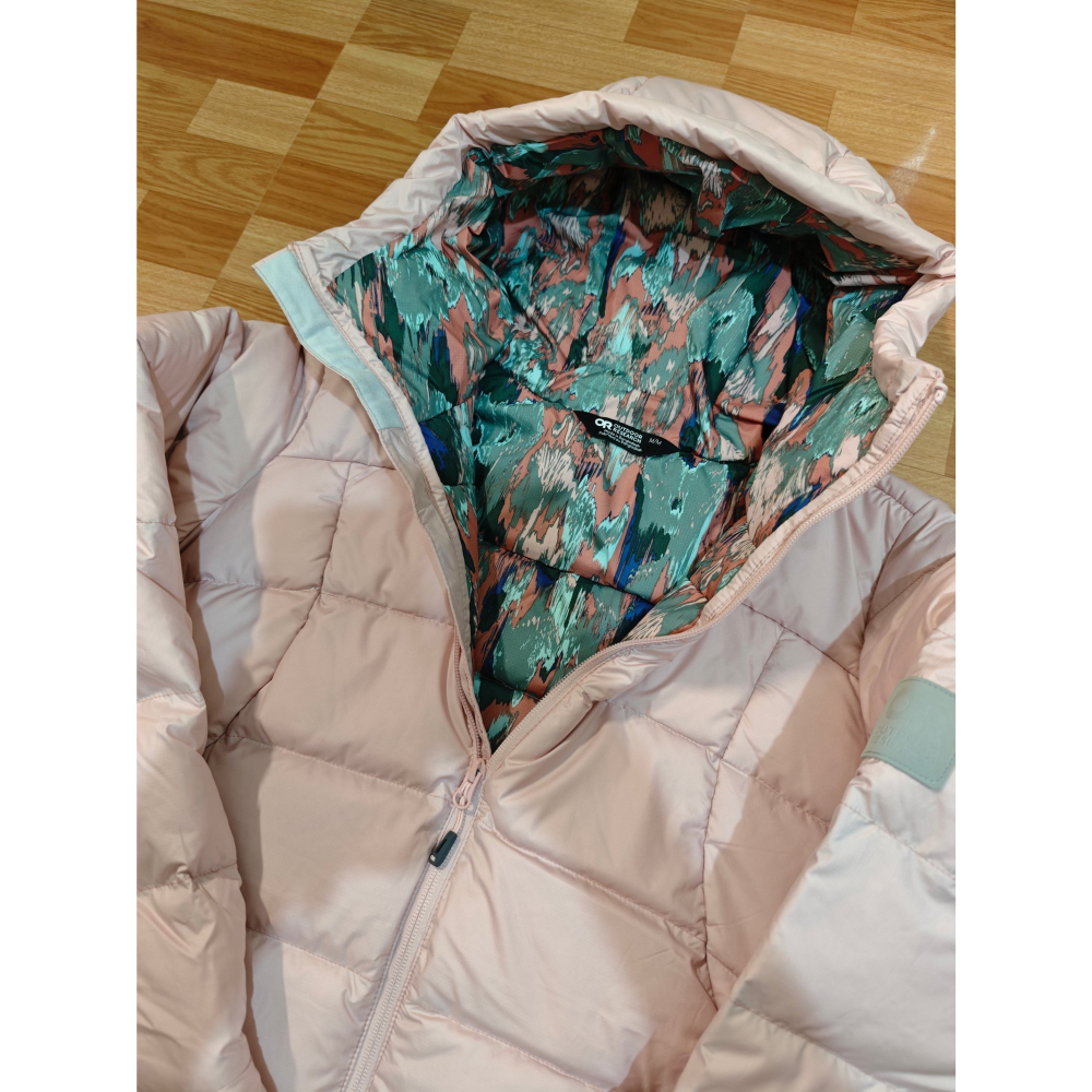 全新 Outdoor Research Coldfront Down Jacket 700FP 羽絨 保暖連帽外套 女款-細節圖8