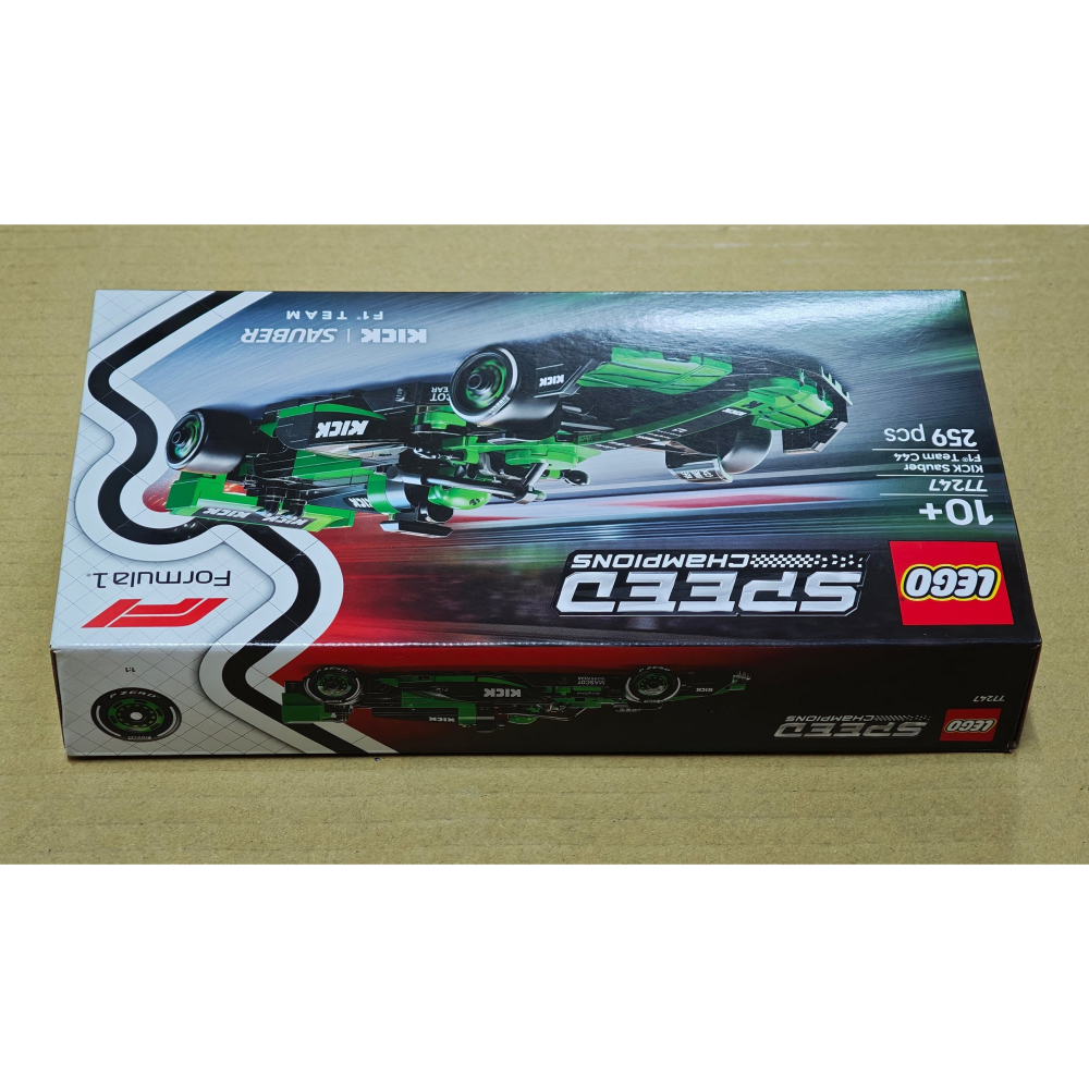 LEGO 樂高 極速賽車系列 Kick Sauber F1 Team C44 77247 全新未拆 雙北面交-細節圖3