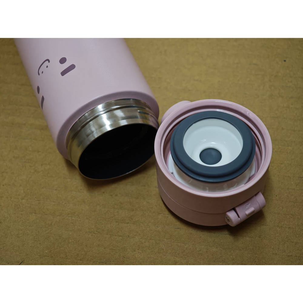 全新現貨 BOXMAN WOKY 沃廚 聯名 保溫杯 輕量 輕芯鈦瓷易潔層 彈蓋 保溫瓶 450ml-細節圖8