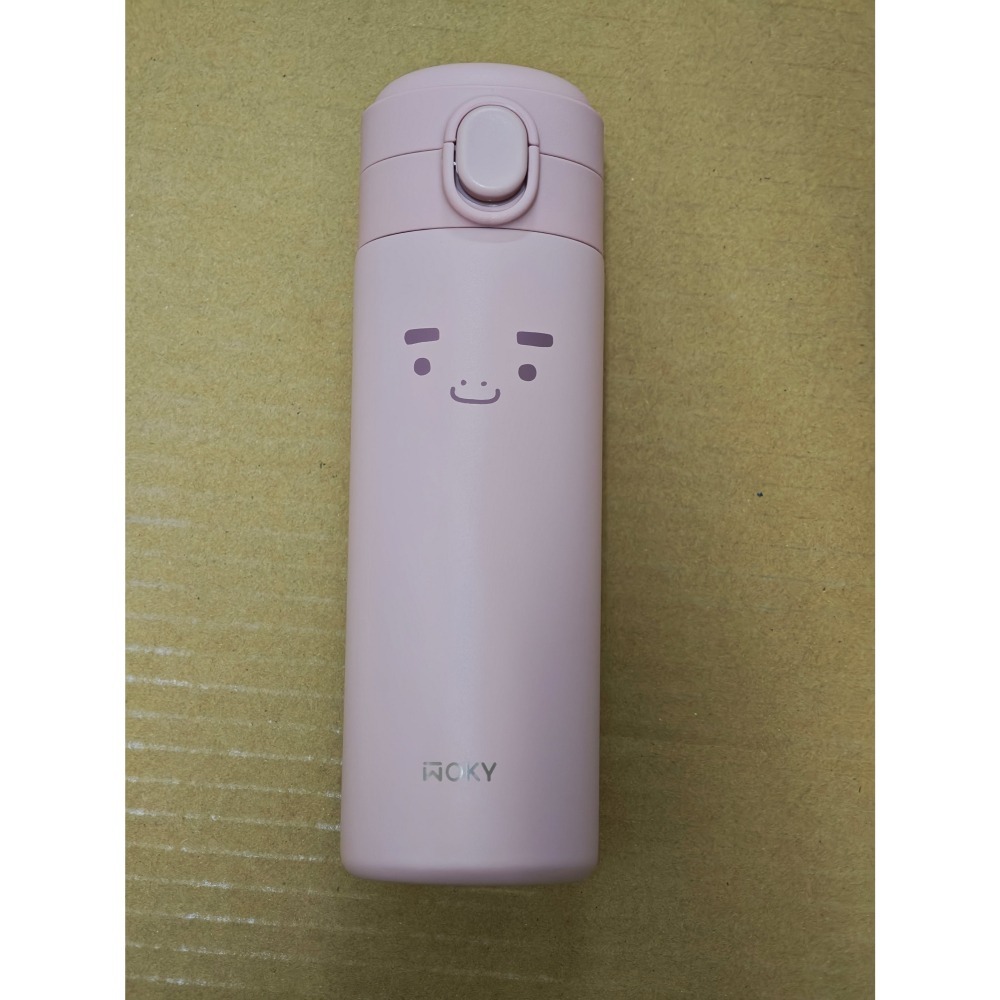 全新現貨 BOXMAN WOKY 沃廚 聯名 保溫杯 輕量 輕芯鈦瓷易潔層 彈蓋 保溫瓶 450ml-細節圖6