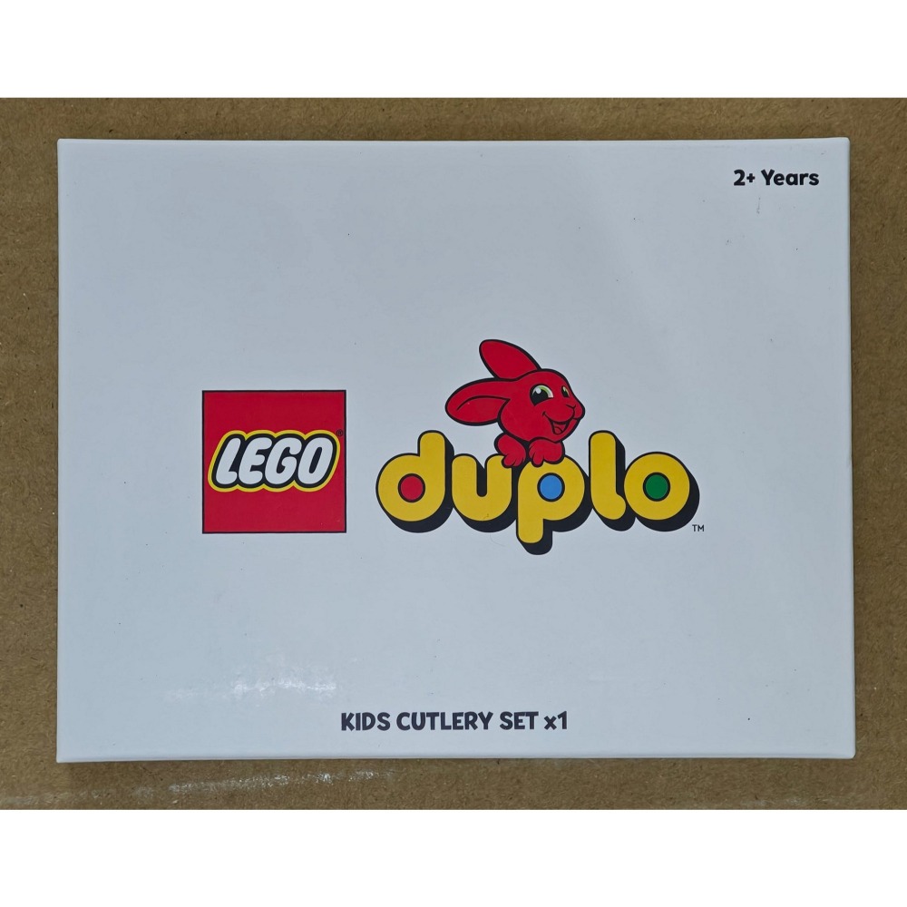全新 LEGO 樂高 Duplo 得寶 餐具組 湯匙 叉子-細節圖2