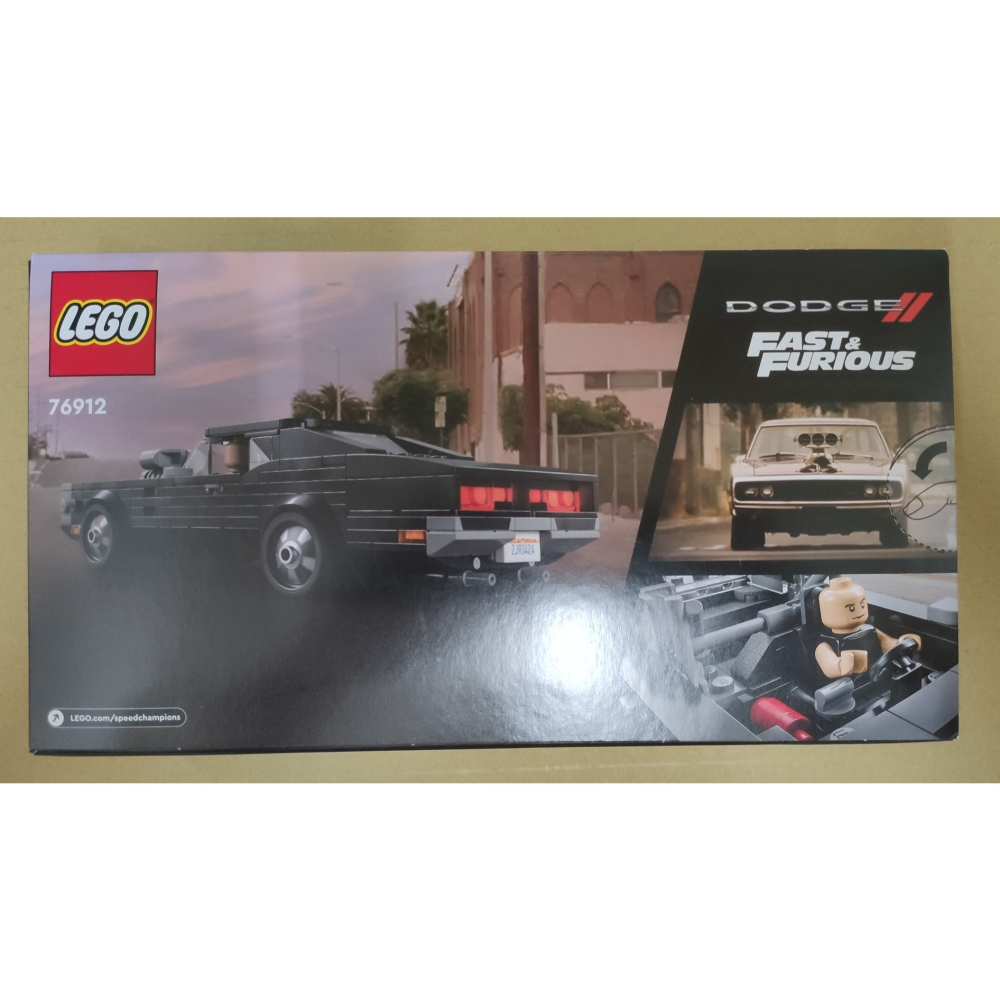 LEGO 樂高 極速賽車 1970 道奇 Charger RT 76912全新未拆 雙北面交-細節圖2