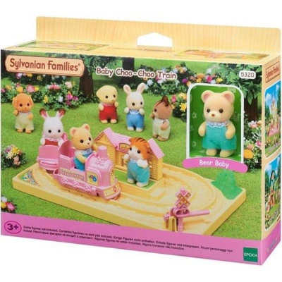 《森入其境》全新森林家族嬰兒遊戲小火車組 家家酒 玩具附黃熊 公園 幼稚園 幼兒園 遊戲