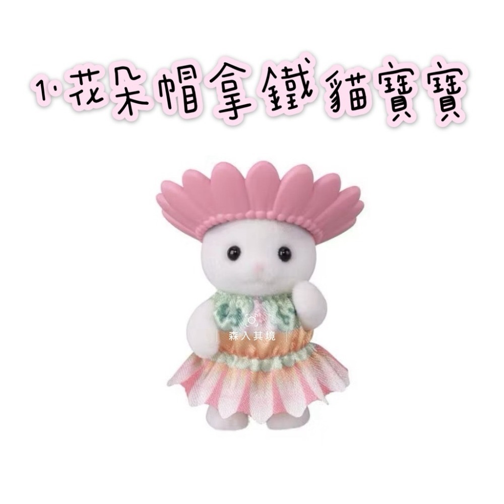 1.花朵帽拿鐵貓寶寶