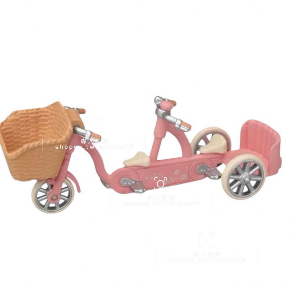 森林家族 哈士奇哥哥姐姐協力車 哈士奇 復活節瑪格麗特兔彩蛋組 木炭貓 黑白貓 甜蜜 蛋糕 派對 套裝 白兔媽媽旅行組-規格圖8