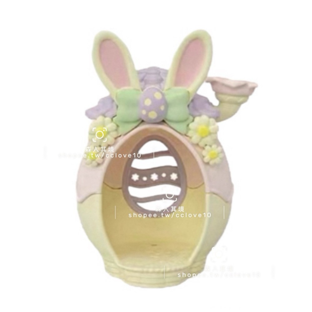 森林家族 哈士奇哥哥姐姐協力車 哈士奇 復活節瑪格麗特兔彩蛋組 木炭貓 黑白貓 甜蜜 蛋糕 派對 套裝 白兔媽媽旅行組-規格圖8