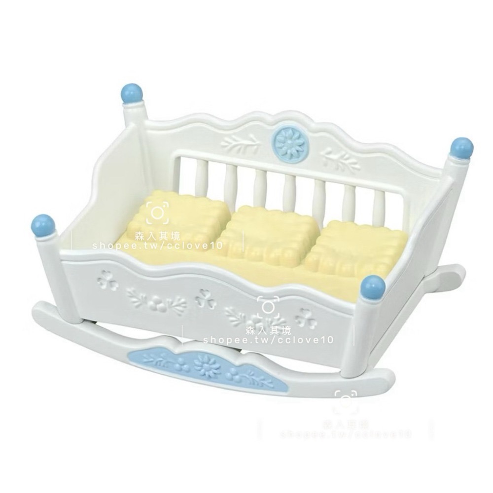 森林家族 拆售 遊戲嬰兒床 滑梯三層床 三胞胎推車 牛奶兔 三胞胎照顧組 浴室套裝 可可兔 照顧組 寶寶餐椅 餅乾熊寶寶-規格圖5