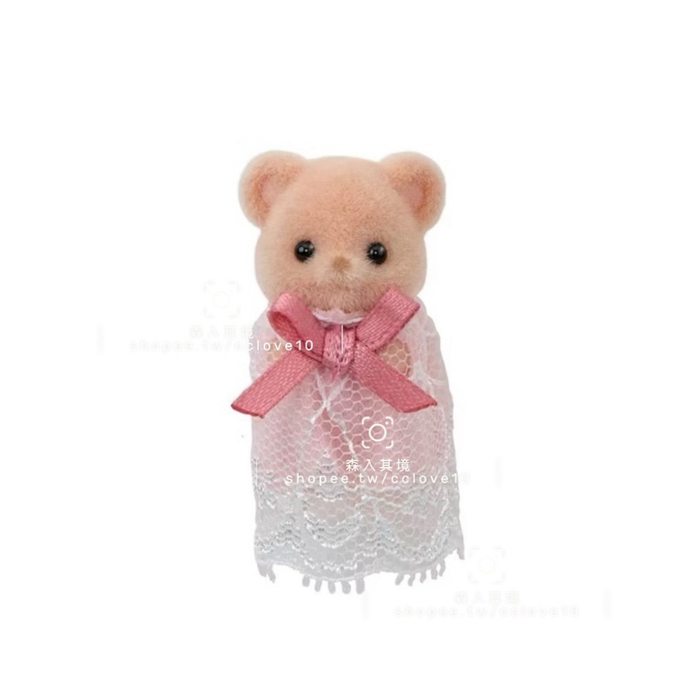 森林家族 拆售 遊戲嬰兒床 滑梯三層床 三胞胎推車 牛奶兔 三胞胎照顧組 浴室套裝 可可兔 照顧組 寶寶餐椅 餅乾熊寶寶-規格圖5