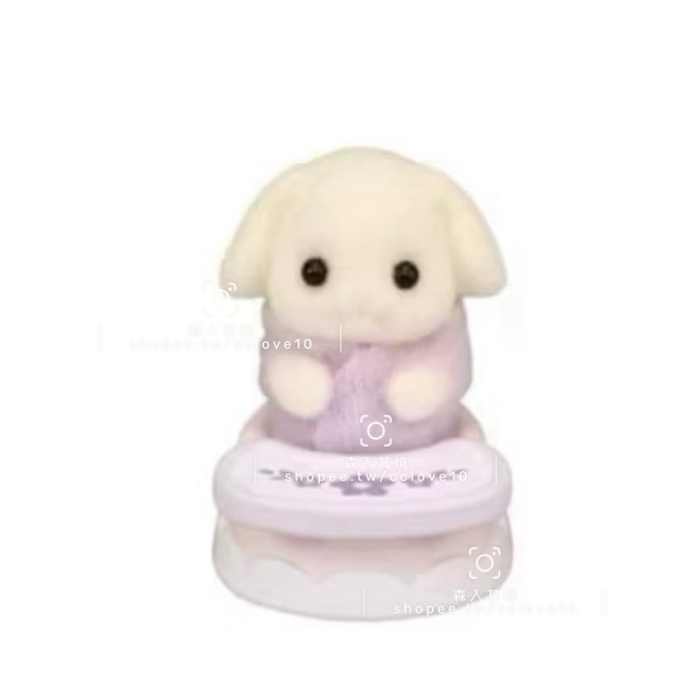 森林家族 拆售 遊戲嬰兒床 滑梯三層床 三胞胎推車 牛奶兔 三胞胎照顧組 浴室套裝 可可兔 照顧組 寶寶餐椅 餅乾熊寶寶-規格圖5