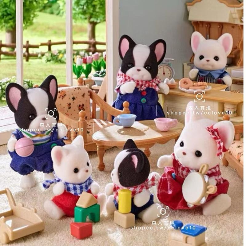 拆售 全新 森林家族 柴犬 家族 黑柴 黃柴 赤柴 鬥牛犬 家法鬥 巧克力拉布拉 寶寶 巧克力兔 40周年紀念版 可可兔-細節圖4