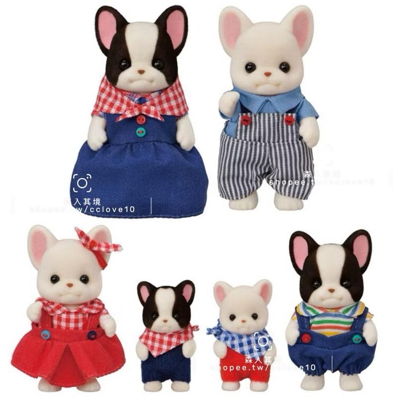 拆售 全新 森林家族 柴犬 家族 黑柴 黃柴 赤柴 鬥牛犬 家法鬥 巧克力拉布拉 寶寶 巧克力兔 40周年紀念版 可可兔-細節圖5