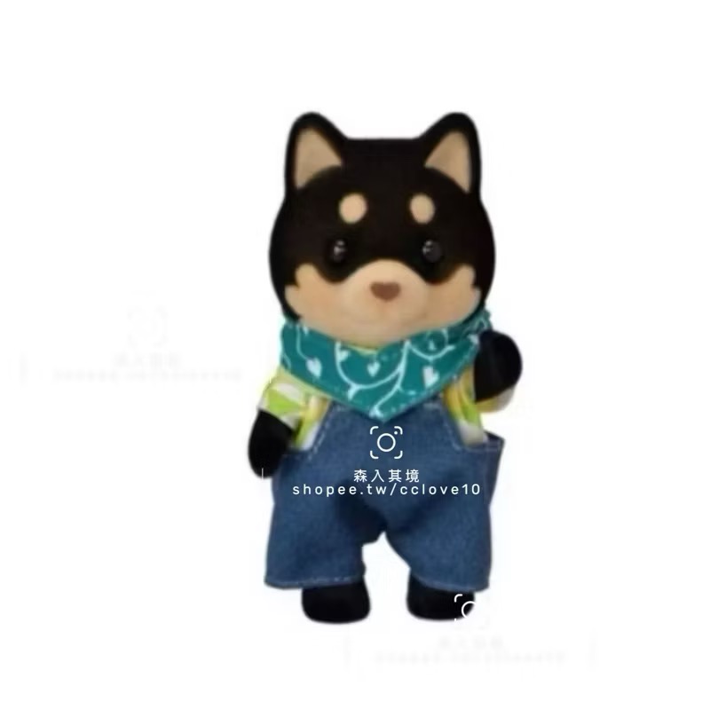 拆售 全新 森林家族 柴犬 家族 黑柴 黃柴 赤柴 鬥牛犬 家法鬥 巧克力拉布拉 寶寶 巧克力兔 40周年紀念版 可可兔-規格圖17