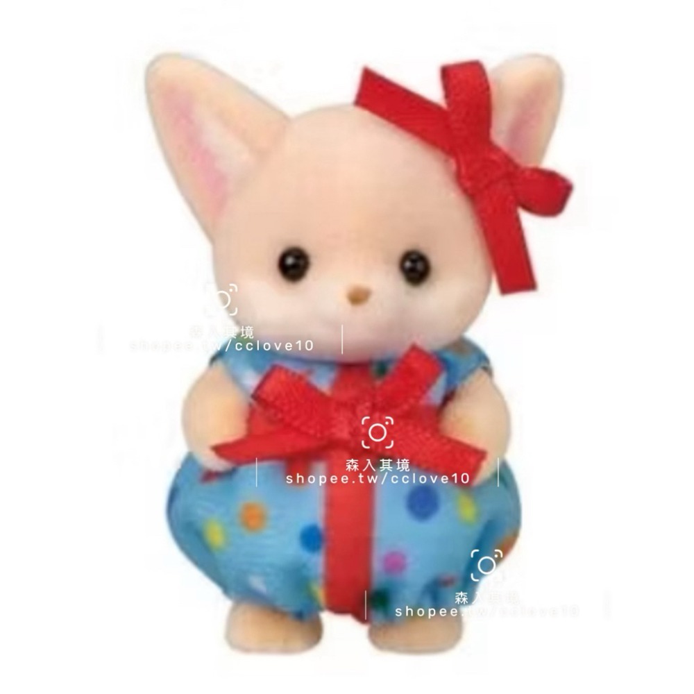 森林家族 聖誕節 套組  套盒 馴鹿家庭 日本限定 麋鹿 聖誕裝 獅子 聖誕老公公 耳廓狐寶寶 波斯貓 聖誕樹 聖誕帽-規格圖9