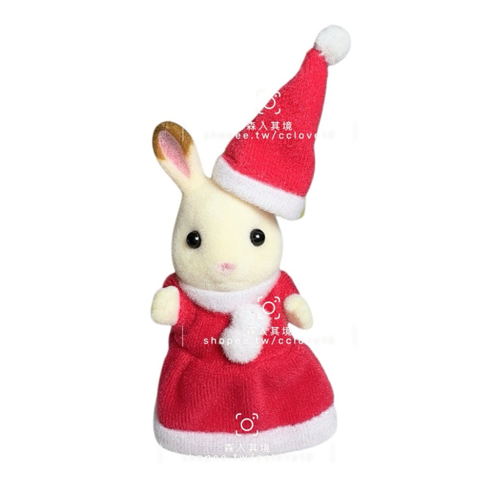 （絕版套組）中號巧克力兔聖誕裝（姐姐）