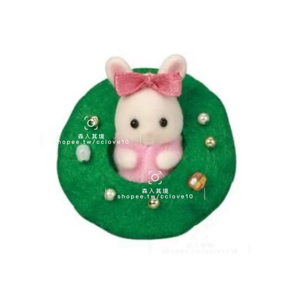 森林家族 聖誕節 套組  套盒 馴鹿家庭 日本限定 麋鹿 聖誕裝 獅子 聖誕老公公 耳廓狐寶寶 波斯貓 聖誕樹 聖誕帽-規格圖9