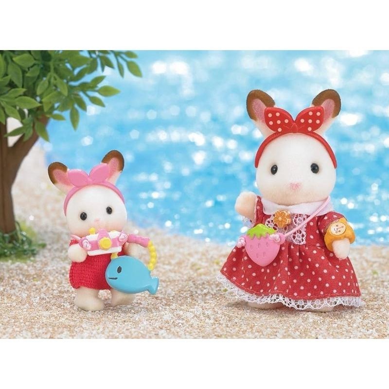 森林家族 Sylvanian Families 遠足飾品 配件 組 配件 小物 書包 帽子 照相機 粉紅 包包 手提包-細節圖6