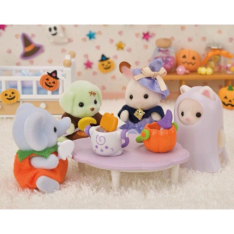 森林家族 萬聖節 遊行 寶寶 貴賓狗 波斯貓 幽靈 耳廓狐 黑貓 大象 站寶 嬰兒 變裝 可可兔 牛奶貓 南瓜 哈士奇-細節圖4