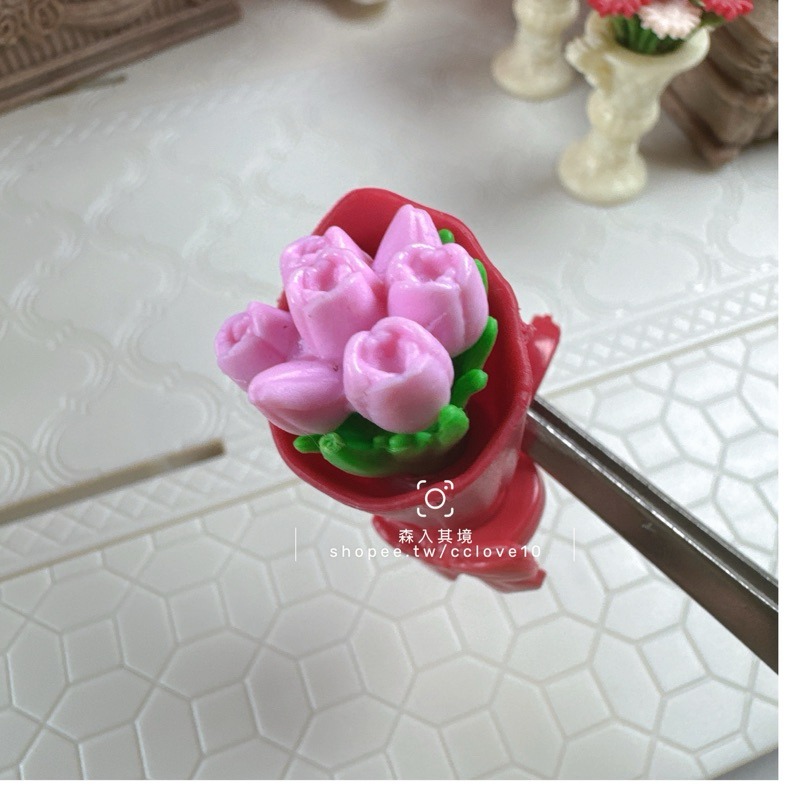 森林家族 花店 城鎮 TOWN 花朵 花盆 散貨 溫室 小物 情人組 情人節 花束 禮盒 盆栽 緞帶-規格圖9