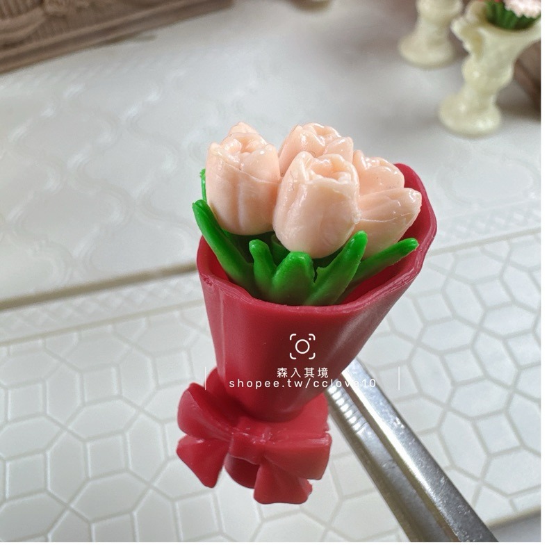 森林家族 花店 城鎮 TOWN 花朵 花盆 散貨 溫室 小物 情人組 情人節 花束 禮盒 盆栽 緞帶-規格圖9