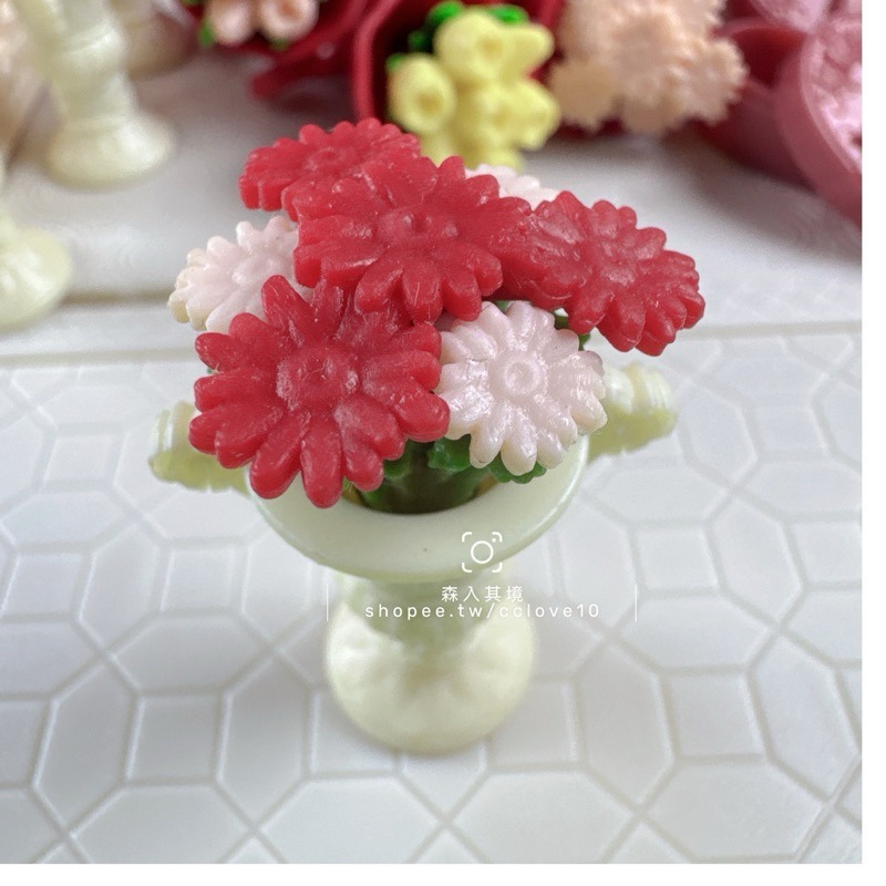 森林家族 花店 城鎮 TOWN 花朵 花盆 散貨 溫室 小物 情人組 情人節 花束 禮盒 盆栽 緞帶-規格圖9